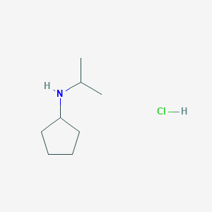 molecular formula C8H18ClN B1612626 Cyclopentylisopropylamine hydrochloride CAS No. 52703-17-0