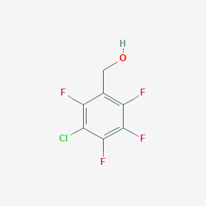 molecular formula C7H3ClF4O B1612627 (3-Chloro-2,4,5,6-tetrafluorophenyl)methanol CAS No. 67640-29-3