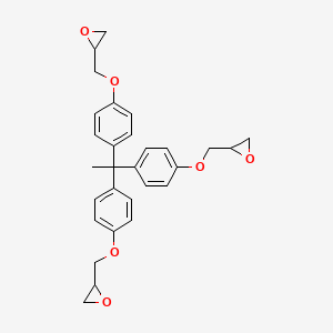 molecular formula C29H30O6 B1612631 Oxirane, 2,2',2''-[ethylidynetris(4,1-phenyleneoxymethylene)]tris- CAS No. 87093-13-8
