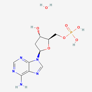 molecular formula C10H16N5O7P B1612643 2'-Deoxyadenosine 5'-monophosphate monohydrate CAS No. 207127-57-9
