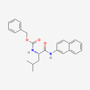 molecular formula C24H26N2O3 B1612647 Benzyl {(2S)-4-methyl-1-[(naphthalen-2-yl)amino]-1-oxopentan-2-yl}carbamate CAS No. 20998-86-1