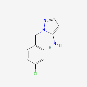molecular formula C10H11Cl2N3 B1612657 1-(4-chlorobenzyl)-1H-pyrazol-5-amine CAS No. 30153-85-6