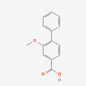 molecular formula C14H12O3 B1612684 2-Methoxy-[1,1'-biphenyl]-4-carboxylic acid CAS No. 175153-20-5
