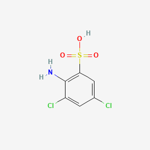 molecular formula C6H5Cl2NO3S B1612704 2-氨基-3,5-二氯苯磺酸 CAS No. 6406-21-9