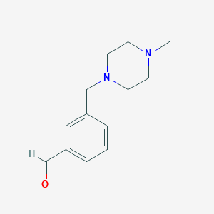 B1612707 3-[(4-Methylpiperazin-1-yl)methyl]benzaldehyde CAS No. 859850-88-7