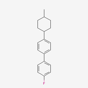 B1612728 trans-4-Fluoro-4'-(4-methylcyclohexyl)-1,1'-biphenyl CAS No. 81793-56-8