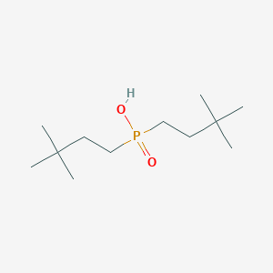 molecular formula C12H27O2P B1612731 双(3,3-二甲基丁基)膦酸 CAS No. 67206-80-8