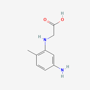 molecular formula C9H12N2O2 B1612735 N-(2-Methyl-5-aminophenyl)glycine CAS No. 6262-31-3