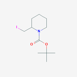 molecular formula C11H20INO2 B1612739 tert-Butyl 2-(iodomethyl)piperidine-1-carboxylate CAS No. 1196154-26-3