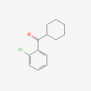 molecular formula C13H15ClO B1612742 2-Chlorophenyl cyclohexyl ketone CAS No. 58139-10-9