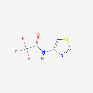 molecular formula C5H3F3N2OS B1612743 2,2,2-trifluoro-N-(thiazol-4-yl)acetamide CAS No. 59134-92-8