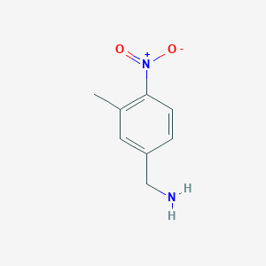 molecular formula C8H10N2O2 B1612746 3-Methyl-4-nitrobenzylamine CAS No. 229633-56-1
