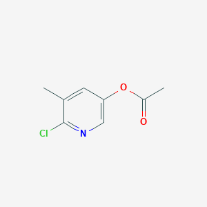 molecular formula C8H8ClNO2 B1612750 6-Chloro-5-methylpyridin-3-yl acetate CAS No. 54232-04-1