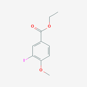 molecular formula C10H11IO3 B1612756 Ethyl 3-iodo-4-methoxybenzoate CAS No. 207115-38-6