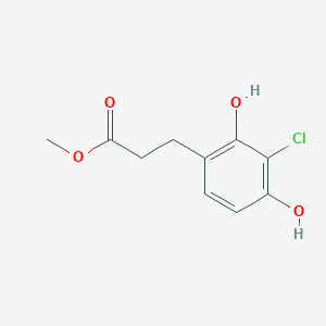 molecular formula C10H11ClO4 B1612758 3-(3-氯-2,4-二羟基苯基)丙酸甲酯 CAS No. 876746-33-7