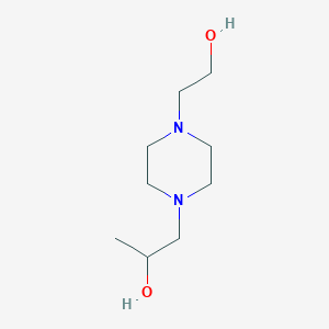 molecular formula C9H20N2O2 B1612762 1-[4-(2-Hydroxyethyl)piperazin-1-YL]propan-2-OL CAS No. 219137-91-4