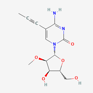 molecular formula C13H17N3O5 B1612769 5-(1-Propynyl)-2'-o-methylcytidine CAS No. 179817-96-0