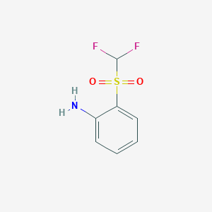 molecular formula C7H8ClF2NO2S B1612771 2-[(Difluoromethyl)sulfonyl]aniline CAS No. 24906-75-0