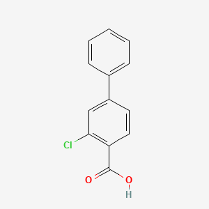 molecular formula C13H9ClO2 B1612777 3-Chloro-[1,1'-biphenyl]-4-carboxylic acid CAS No. 5728-40-5