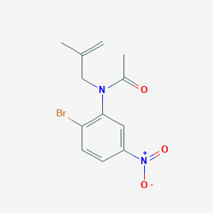 B1612787 N-(2-bromo-5-nitrophenyl)-N-(2-methylprop-2-en-1-yl)acetamide CAS No. 453562-67-9
