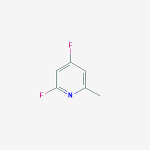 molecular formula C6H5F2N B1612798 2,4-Difluoro-6-methylpyridine CAS No. 83261-73-8