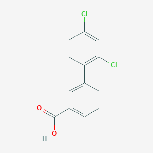 molecular formula C13H8Cl2O2 B1612804 2',4'-二氯联苯-3-羧酸 CAS No. 380228-58-0
