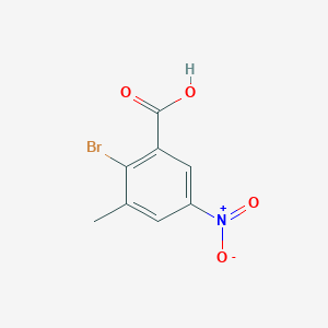 B1612848 2-Bromo-3-methyl-5-nitrobenzoic acid CAS No. 631911-95-0