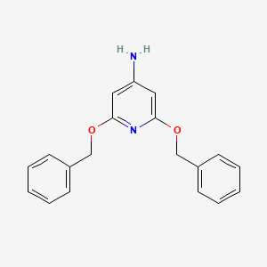 B1612854 2,6-Bis(benzyloxy)pyridin-4-amine CAS No. 23827-19-2