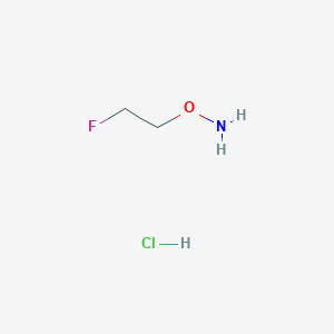 molecular formula C2H7ClFNO B1612861 O-(2-Fluoroethyl)hydroxylamine hydrochloride CAS No. 95068-26-1