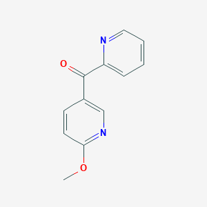 molecular formula C12H10N2O2 B1612896 2-甲氧基-5-吡啶甲酰基吡啶 CAS No. 381725-44-6