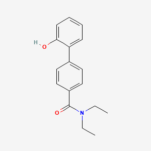 molecular formula C17H19NO2 B1612900 N,N-二乙基-4-(2-羟基苯基)苯甲酰胺 CAS No. 356072-33-8