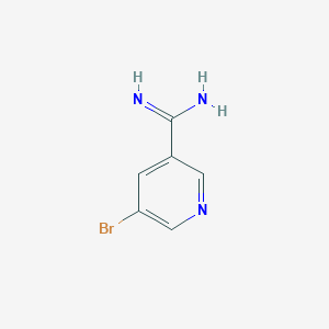 B1612907 5-Bromonicotinimidamide CAS No. 345591-93-7