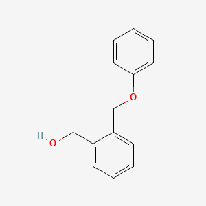 molecular formula C14H14O2 B1612911 [2-(苯氧基甲基)苯基]甲醇 CAS No. 34904-98-8