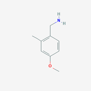 molecular formula C9H13NO B1612947 (4-Methoxy-2-methylphenyl)methanamine CAS No. 21883-14-7