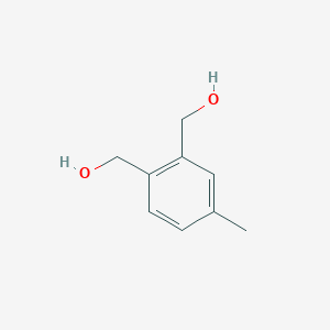 molecular formula C9H12O2 B1612953 (4-甲基-1,2-苯撑)二甲醇 CAS No. 90534-49-9