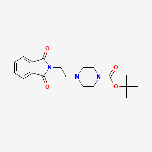 B1612956 Tert-butyl 4-(2-(1,3-dioxoisoindolin-2-YL)ethyl)piperazine-1-carboxylate CAS No. 227776-28-5