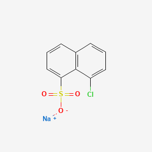 molecular formula C10H6ClNaO3S B1612980 8-氯萘-1-磺酸钠 CAS No. 5439-85-0