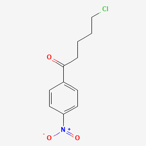 molecular formula C11H12ClNO3 B1612990 5-Chloro-1-(4-nitrophenyl)-1-oxopentane CAS No. 487058-76-4