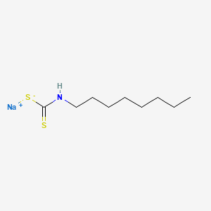 molecular formula C9H18NNaS2 B1613032 辛基二硫代氨基甲酸钠 CAS No. 22889-65-2