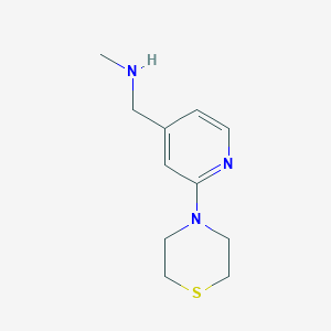 molecular formula C11H17N3S B1613044 N-甲基-(2-硫代吗啉并吡啶-4-基)甲胺 CAS No. 906352-66-7
