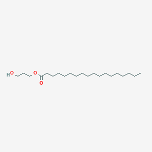 molecular formula C21H42O3 B161308 十八烷酸3-羟丙酯 CAS No. 10108-23-3