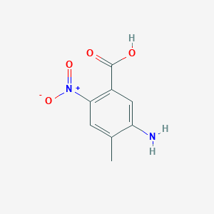 molecular formula C8H8N2O4 B1613144 5-Amino-4-methyl-2-nitrobenzoic acid CAS No. 204254-63-7