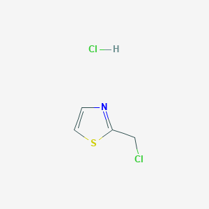 molecular formula C4H5Cl2NS B1613149 2-(氯甲基)噻唑盐酸盐 CAS No. 71670-79-6