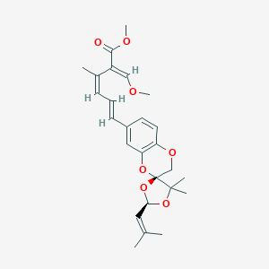 molecular formula C26H32O7 B161315 Strobilurin E CAS No. 126572-77-8