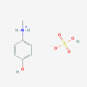 molecular formula C7H11NO5S B161316 Hydrogen sulfate;(4-hydroxyphenyl)-methylazanium CAS No. 1936-57-8