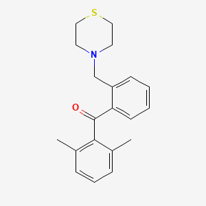 2,6-Dimethyl-2'-thiomorpholinomethyl benzophenone