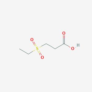 molecular formula C5H10O4S B1613215 3-(乙磺酰基)丙酸 CAS No. 89211-36-9