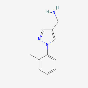 1-[1-(2-Methylphenyl)-1H-pyrazol-4-yl]methanamine