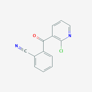 2-Chloro-3-(2-cyanobenzoyl)pyridine