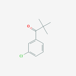 molecular formula C11H13ClO B1613244 3'-Chloro-2,2-dimethylpropiophenone CAS No. 53226-55-4